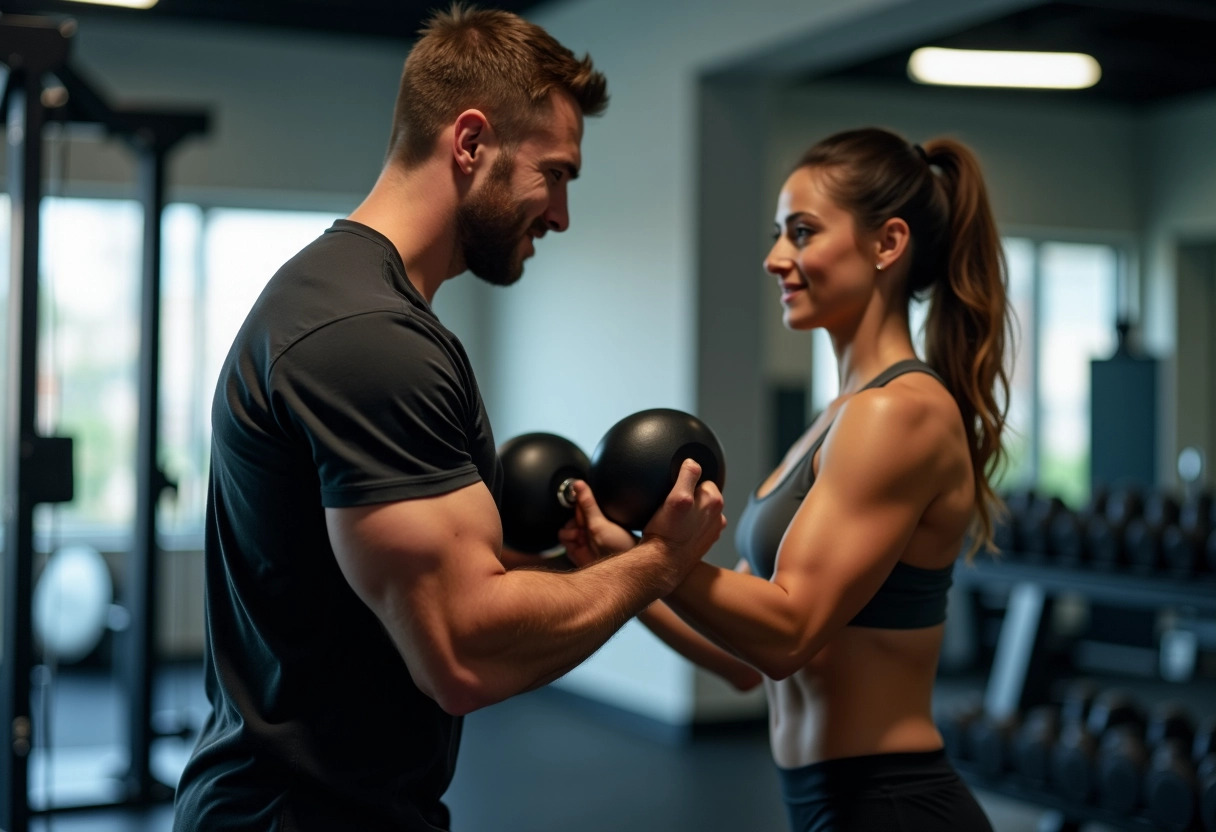 haltère biceps